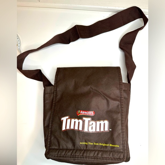 RARE Australian Arnotts TimTam Chocolate Biscuit Candy Stash Lunch BAG Insulated - Picture 1 of 6